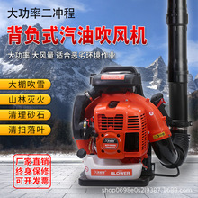 背负大功率森林灭火机汽油吹风机二冲程施工除尘器鼓风机吹雪高效