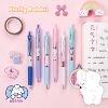 High quality cartoon cream black gel pen for elementary school students, 0.5mm