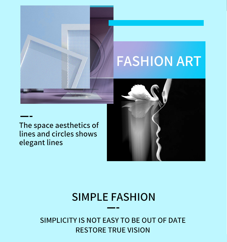 Lunettes de soleil unisexe carrées avec protection uv et clous_voghion.com