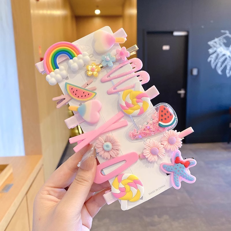 精致bb夹碎发整理神器侧边刘海夹卡通发卡后脑勺发饰优雅头饰|undefined