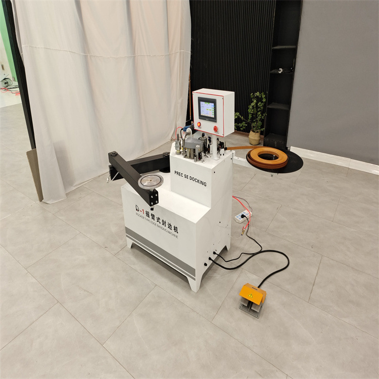 木工微型曲直两用全自动封边机 凹凸曲面封修一体机 双排压轮