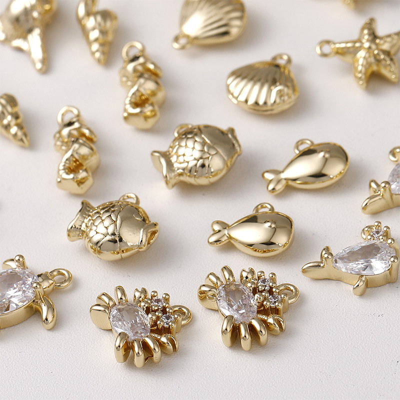 1g Weight Pendant Jewelry Making Type 10.5*11.6mm, 3.5*5mm, 8*7.3mm Jewelry Making Size 14K Gold Plated Plating Material Zircon Inlay Material Pendant Classification 1 Piece Quantity Copper Material Octopus, Fish Tail, Whale Pattern All Seasons Season Plating Design Retro, Classic Style Style 1 Piece 10.5*11.6mm 3.5*5mm 8*7.3mm Copper Zircon 14K Gold Plated Octopus Fish Tail Whale Pendant 2