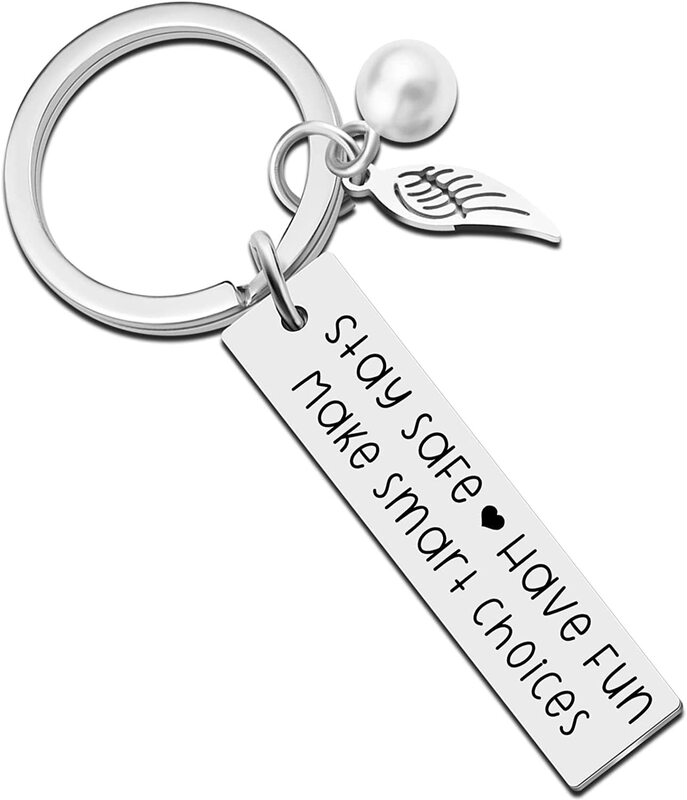Cross border mom, dad, Sweet 16, girl 18 birthday gift to daughter keychain