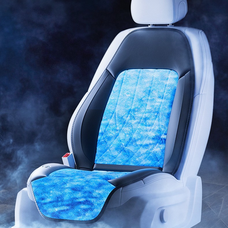 Summer Car Ventilated Seat Cushion Refrigeration Seat Cushion Summer Cold Air Breathable Cooling Pad Truck Backrest with Fan