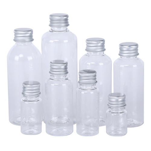 5ml10ml20ml30ml screw-top aluminum cap transparent plastic bottle reagent sample ink essential oil bottle