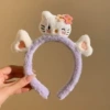 5911 Love Little Cat Plush Headband-Purple Headband