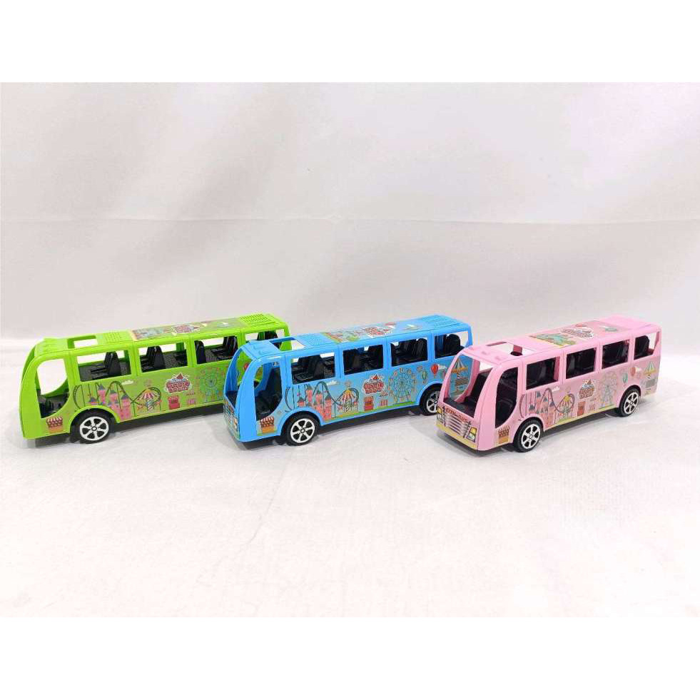 Juguetes de autobús pequeño para niños modelo de autobús simulación de bebé autobús de ingeniería triciclo