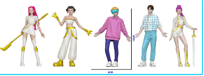 Caza de brujas transfronterizas 6 series de bolsas ciegas hechas a mano desmontaje Le muñeca modelo de muñeca decoración de escritorio llavero