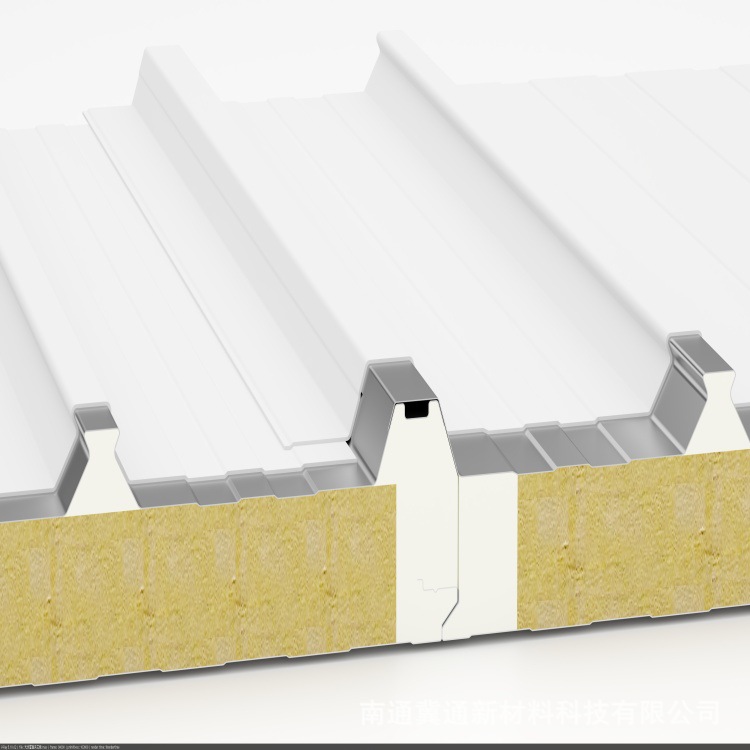 TPO融合瓦厂家 屋面TPO岩棉板一体夹芯板 满足国家防水新规要求