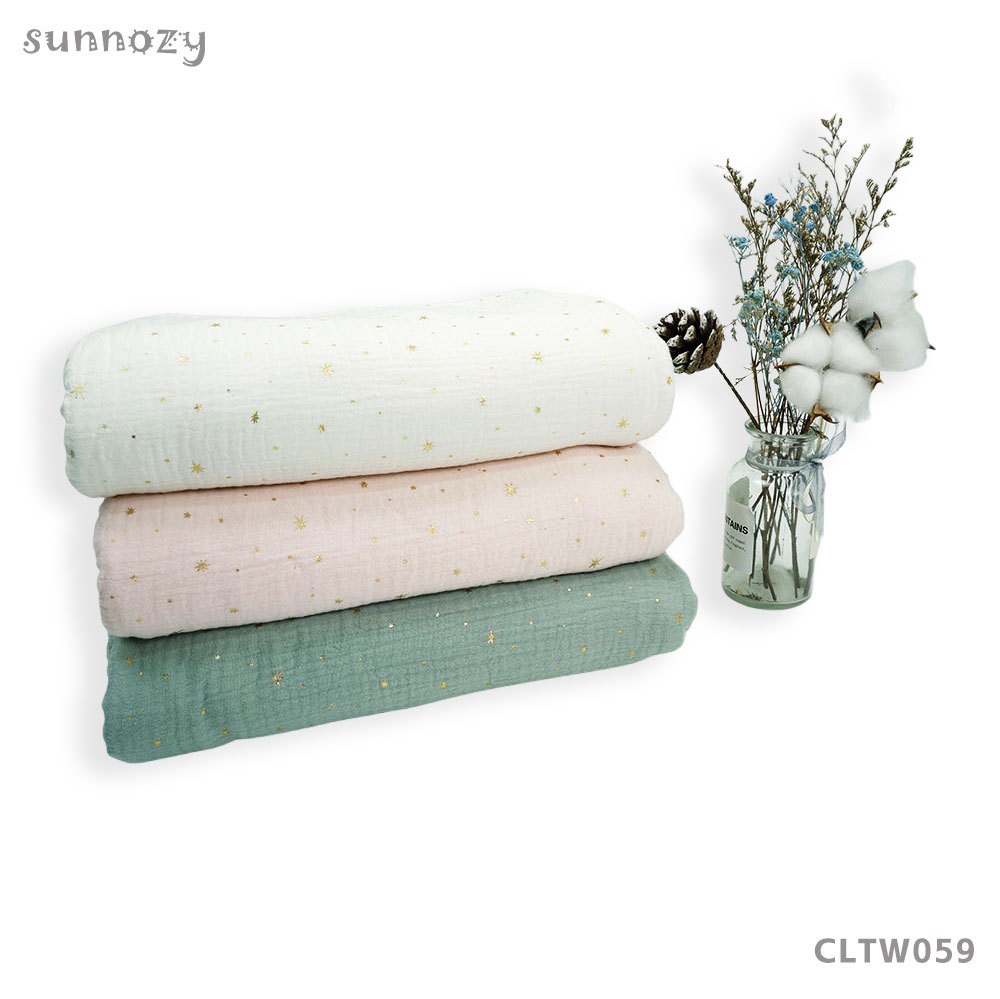Sunnozy transfronterizo bebés manta de peluche, edredón de algodón para bebés, nubes de algodón, mantas recién nacidas, otoño y invierno