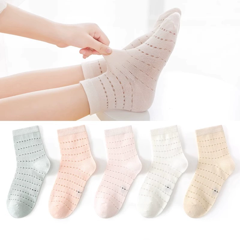Шестипалый мышь Дышащие летние тонкие колготки для детей для мальчиков, средняя длина