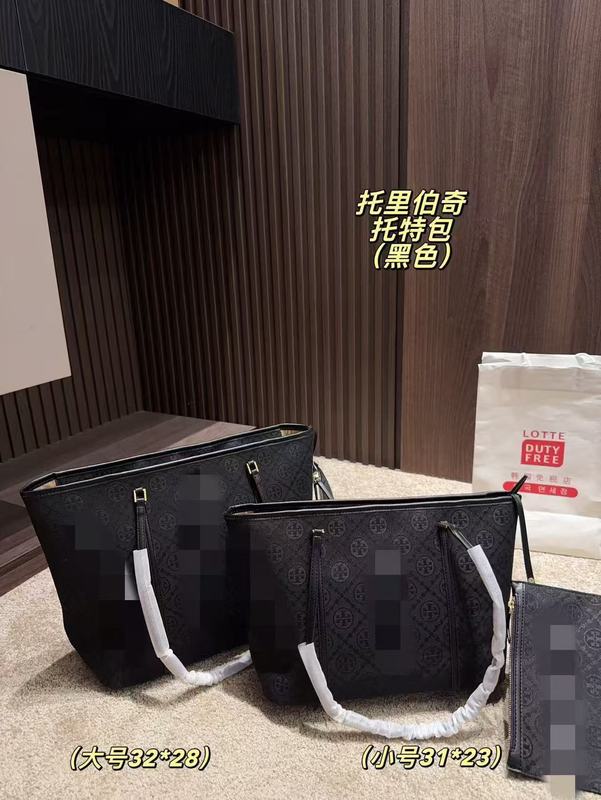 新款Tortyburch手提大托特包百搭大容量帆布单肩提花通勤购物袋潮|undefined