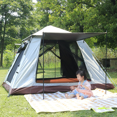 Outdoor tent fully automatic Sandy beach Camping Tent Rainproof Camp Four Tent Manufactor wholesale