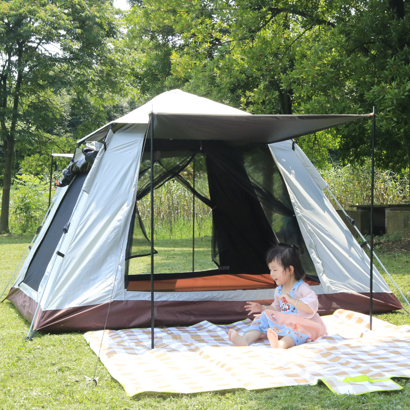 Outdoor tent fully automatic Sandy beach Camping Tent Rainproof Camp Four Tent Manufactor wholesale