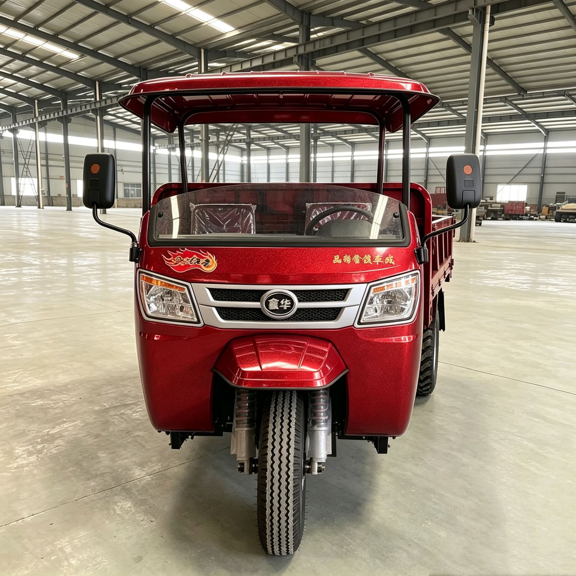 Export diesel passenger tricycle, fuel-efficient, durable, simple design, suitable for short-distance passenger transport in urban and rural areas, cross-border three-wheeled vehicle