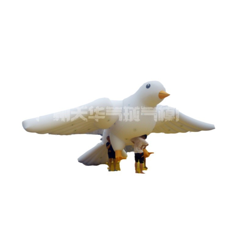 Al aire libre desfile promoción dibujos animados gran globo inflable simulación volando paloma inflable modelo aire flotante globo de dibujos animados