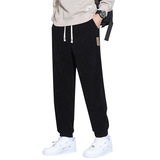 Мужские вельветовые осенние штаны, трендовые повседневные брюки, свободный крой