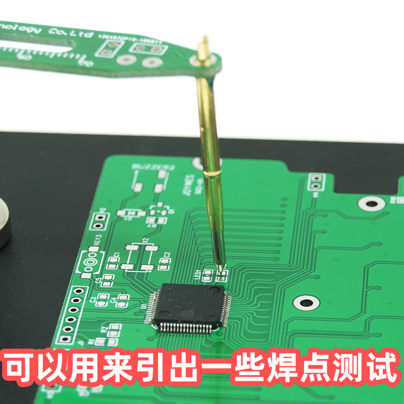 Componentes del módulo de chip IC placa de circuito CPU PCB soldadura fabricación electrónica sonda de prueba fija Prensa aguja quema