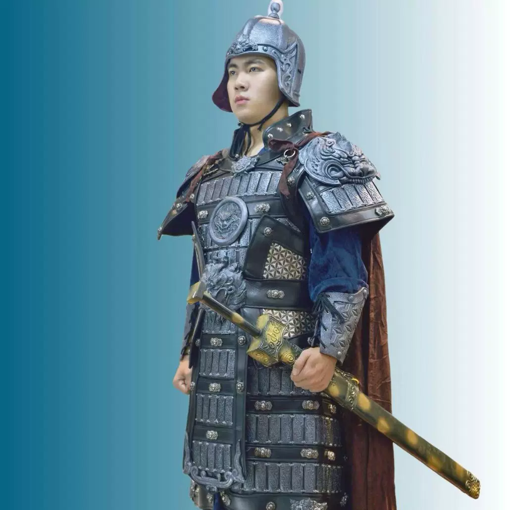 古装元帅将军盔甲真人可穿戴影视舞台演出活动铠甲甲胄服铠甲道具
