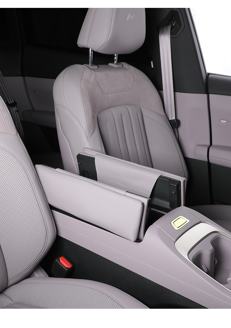 Lecao L60 leather armrest box booster pad original car color interior armrest box anti-scratch soothing hand elbow pad