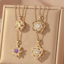 项链女 网红小众简约轻奢新款设计感吊坠气质套装钛钢颈项链饰品