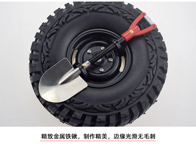 Car Decoration Small Spare Tire Trunk Mini Tire Antenna Hongqi Off-Road Stylish Creative Funny Popular Same Style