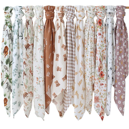 muslin bamboo cotton gauze baby wrap baby blanket blanket newborn swaddle towel summer bath towel