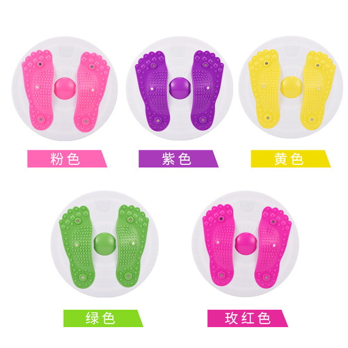 Foot waist twist plate magnet large waist slimmer twist music body shaping waist twist machine home fitness exercise waist turning equipment