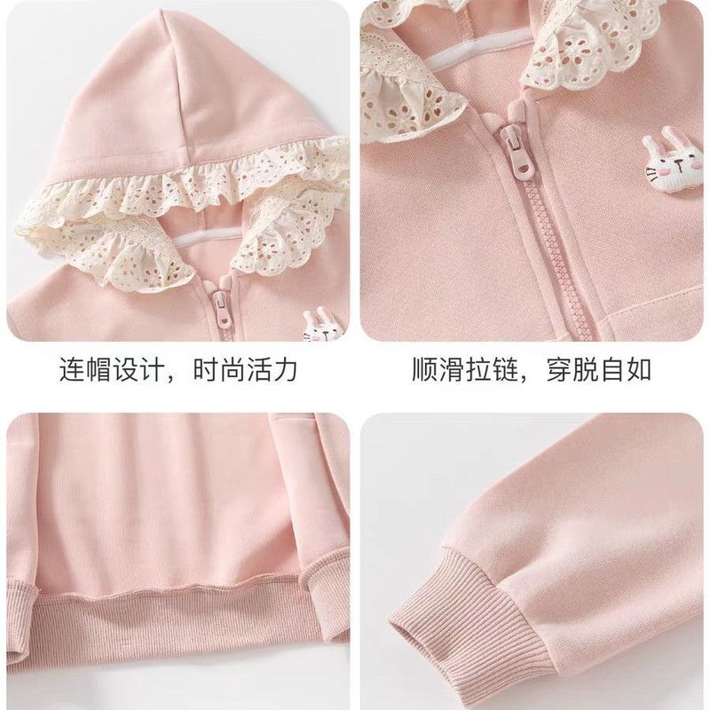 女童外套秋装2025新款儿童洋气时髦小童公主衣服宝宝连帽上衣春秋|undefined