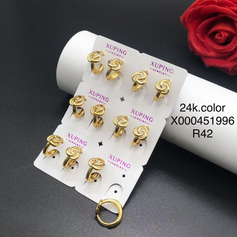 Hapones de orejas de cobre de aleación de cobre chapado en 24K orejas de moda ligera de lujo para mujeres aretes de orejas de estilo coreano joyas personales