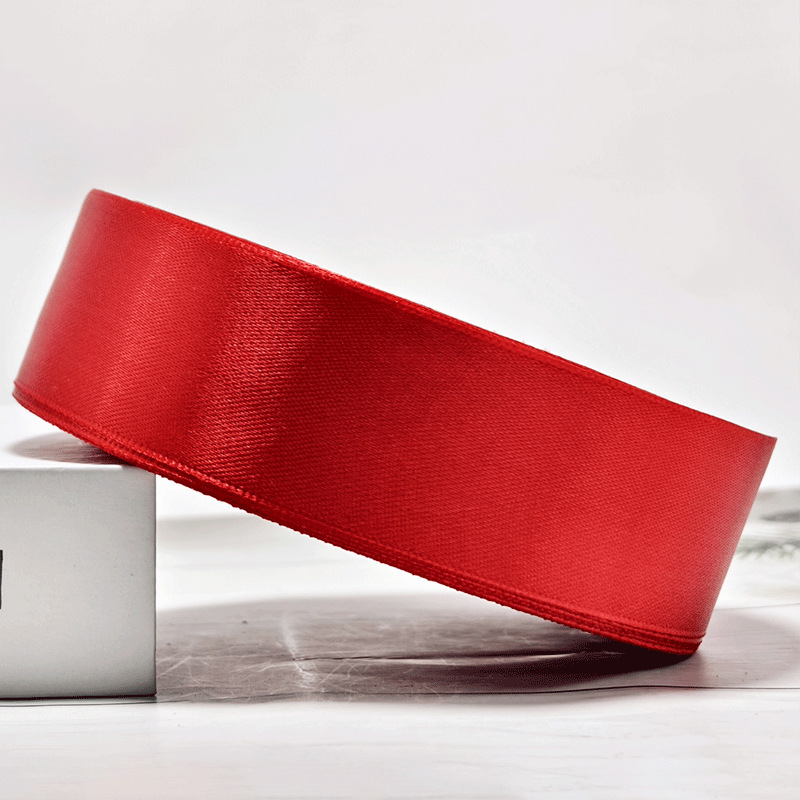 4cm de color sólido gran cinta decoración de flores pastel de cumpleaños correa hecha a mano material DIY embalaje de regalos de vacaciones