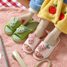 儿童拖鞋亚麻室内幼儿女童春秋小孩亲子宝宝男童地板防滑家居鞋