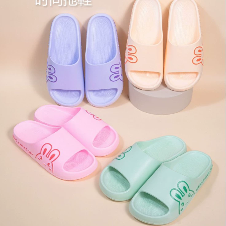 Wuchuan тапочки женские буксирные 24 года новая домашняя ванная комната повседневная противоскользящая двойной код