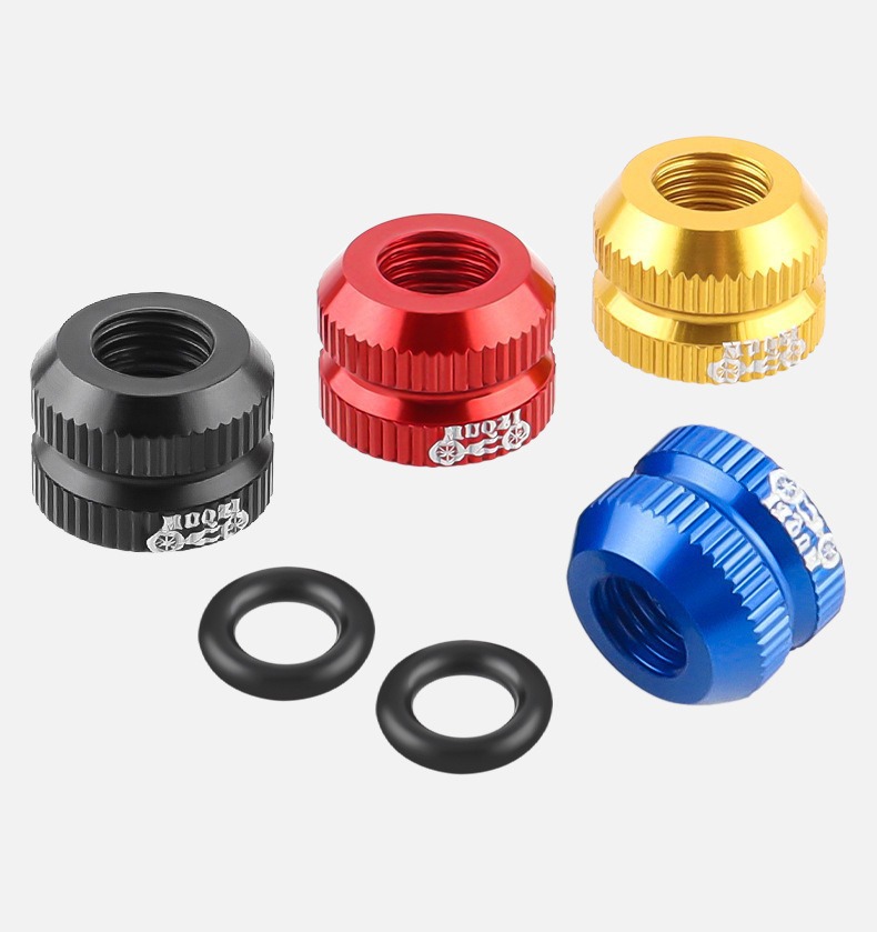 Road Bike Valve Nut Vacuum Tire Nozzle Cap Inner Tube