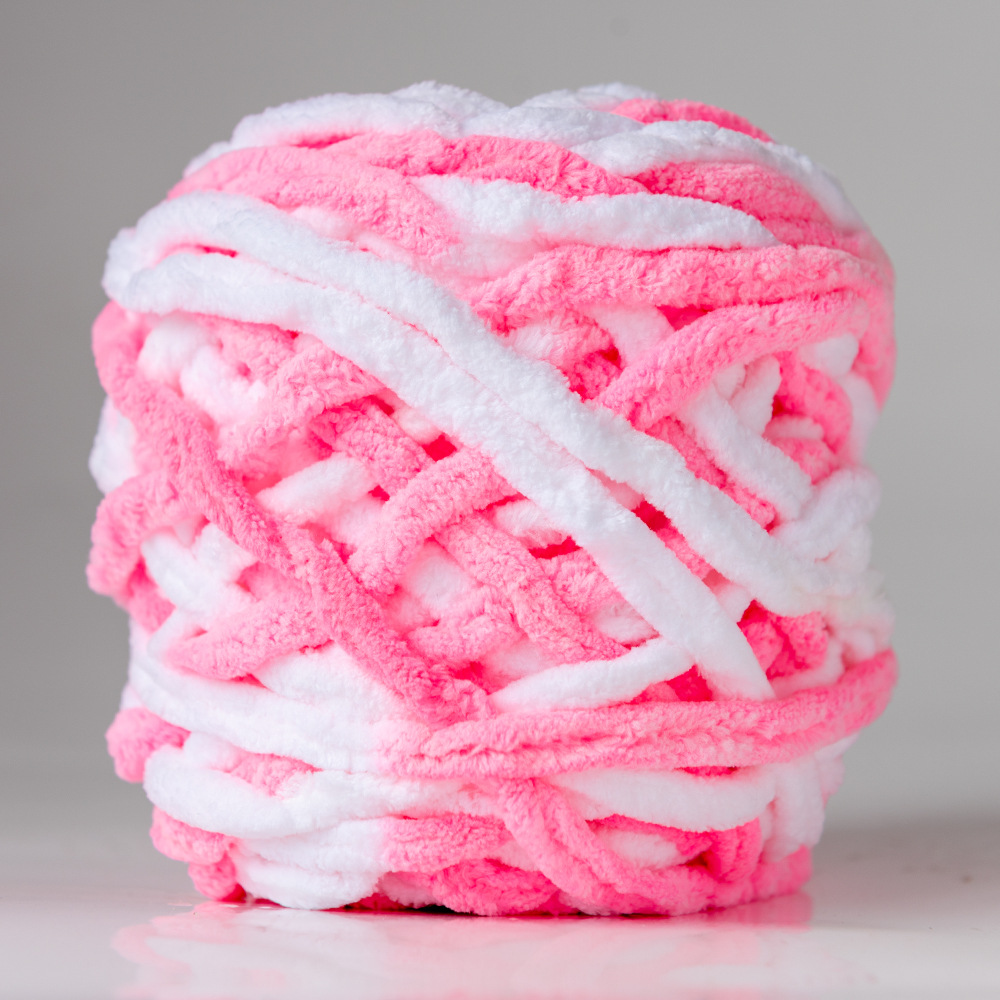 Hilo de la tira de hielo hilo de una sola hebra de lana gruesa bola de aguja hilo tejido a mano bolsa bufanda material de DIY Paquete de fábrica al por mayor