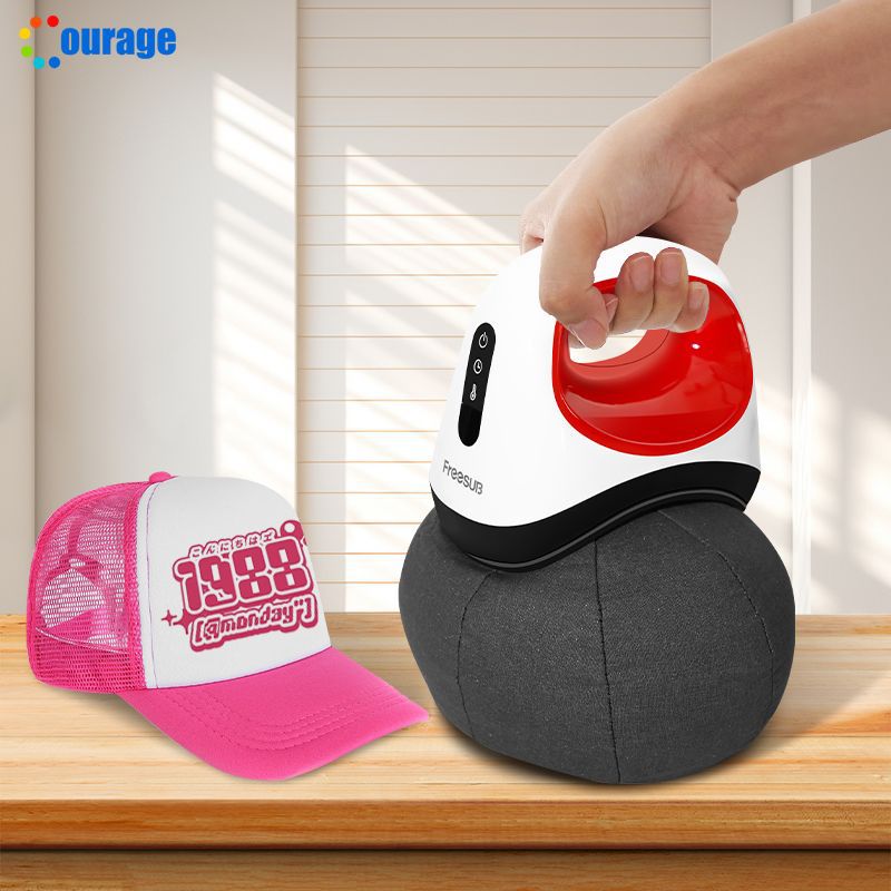 Nueva máquina de tapón para hornear portátil de mano de transferencia de calor, máquina de tapón caliente de sublimación, máquina de impresión de tapón publicitario, máquina de estampado de etiquetas