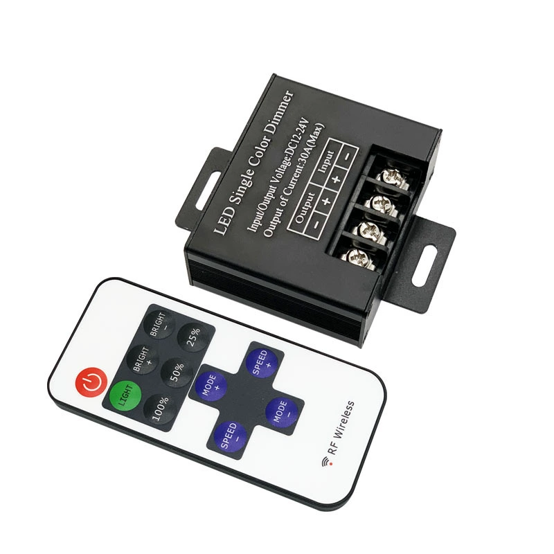 Wireless LED light strip, switch key for wardrobe, controller, 12v, 24v, 11 keys, high power