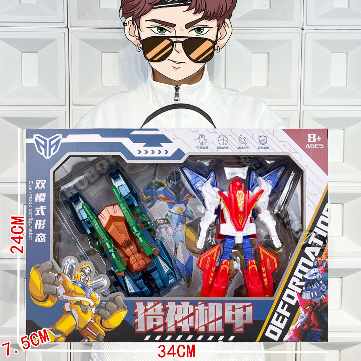 Niños juguetes de transformación King Kong Mecha Hornet Optimus Prime Robot Regalos de inscripción de instituciones de jardín de infantes