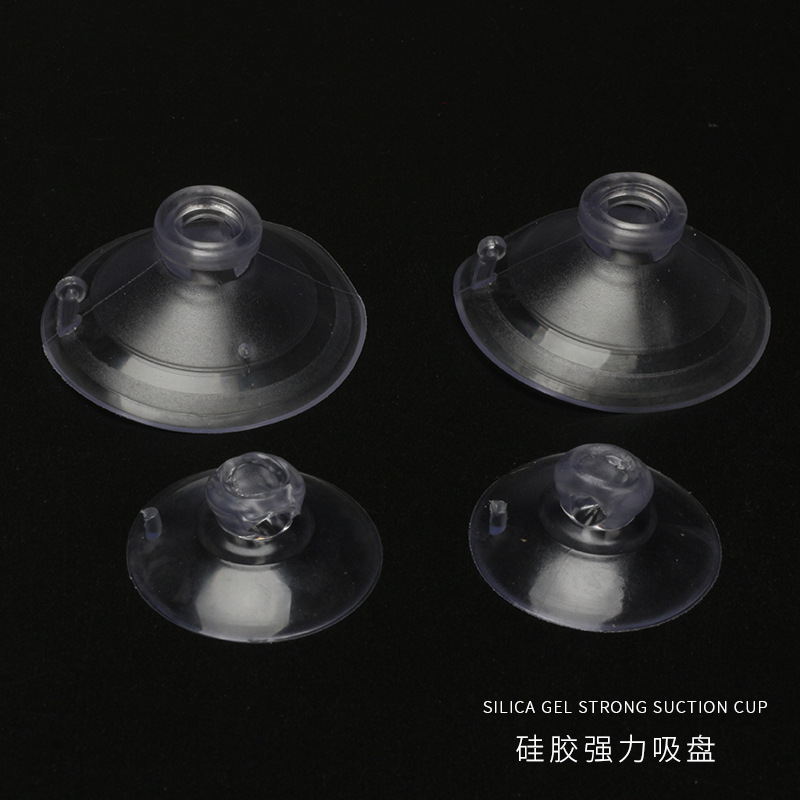 Silicona fuerte ventosa boda coche decoración transparente perforado 4cm etiqueta adhesiva fija flor coche succión taza flor Tienda materiales