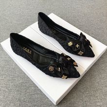 百搭日常平底鞋气质尖头单鞋四季豆豆鞋瓢软底超软2025年浅口新款