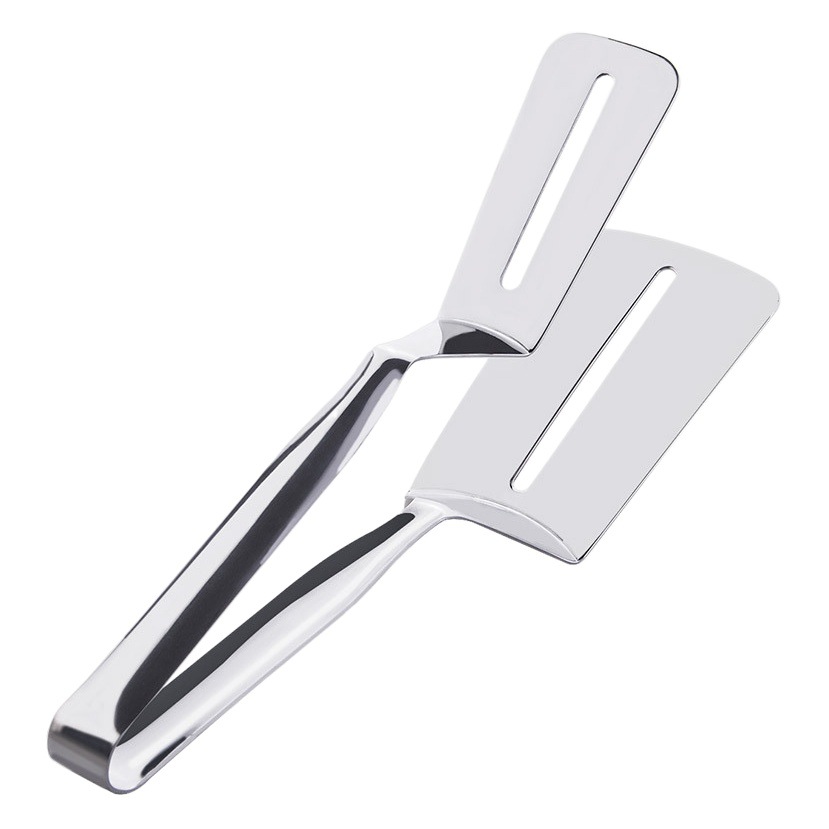 201 de acero inoxidable espátula clip panqueque pescado frito pala pizza filete pala hogar cocina espátula frito filete clip