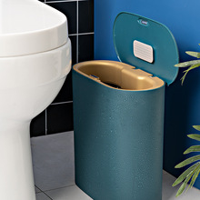 家用智能感应垃圾桶静音防水带盖垃圾桶厨房卧室卫生间夹缝垃圾桶