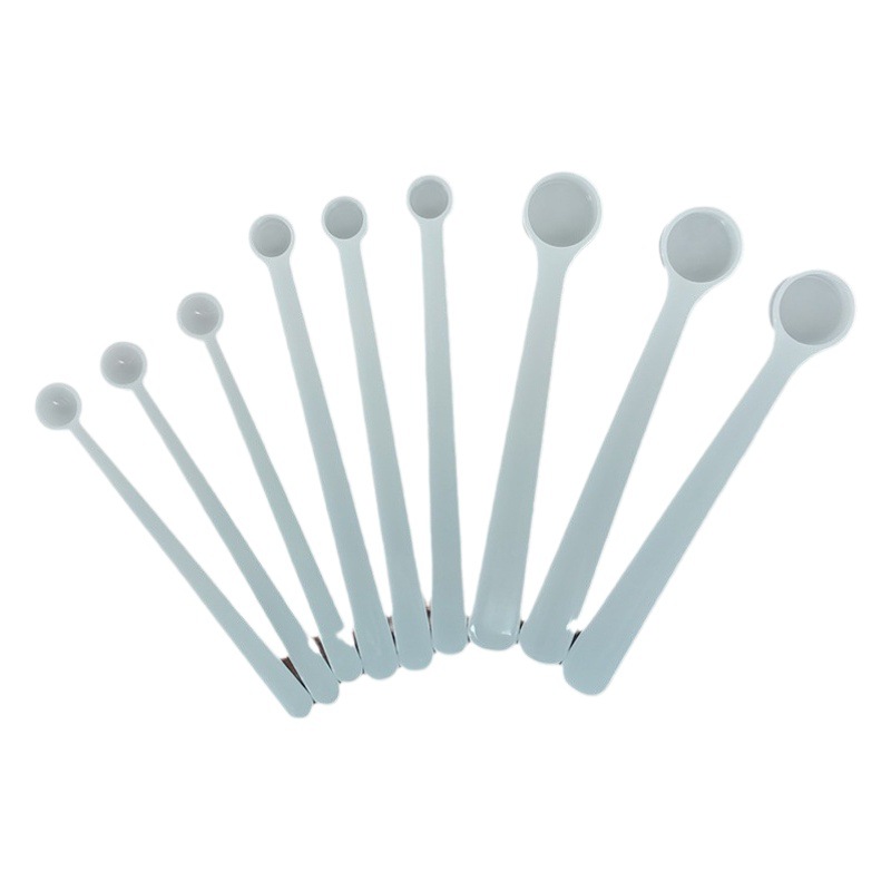 Creative Measuring Spoon 0.15/0.25/0.5ml Long-Handled Plastic Small Spoon for Controlling Salt Intake, Medicine Powder Spoon, Measuring Spoon
