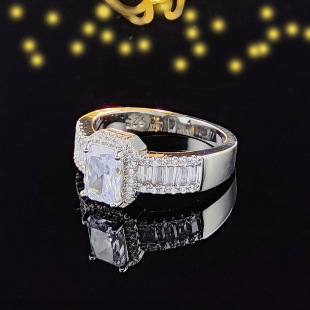 Daisy fashion love heart ring female small design niche texture r1707_voghion.com