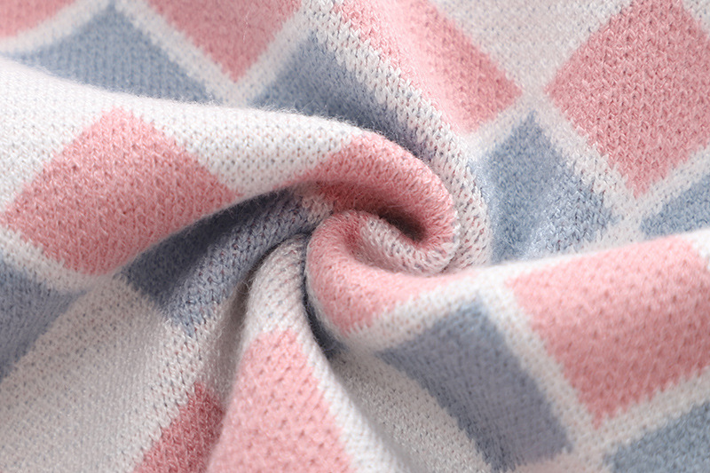 Children's Spring and Autumn New Cartoon Knitted Two piece Set Cardigan Girl Cute Tiger Head Sweater Skirt_voghion.com