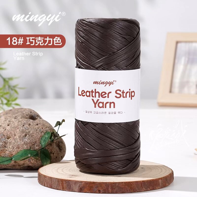 Hilo de Cuero para Tejido, Tejido a Mano para Bolsos DIY