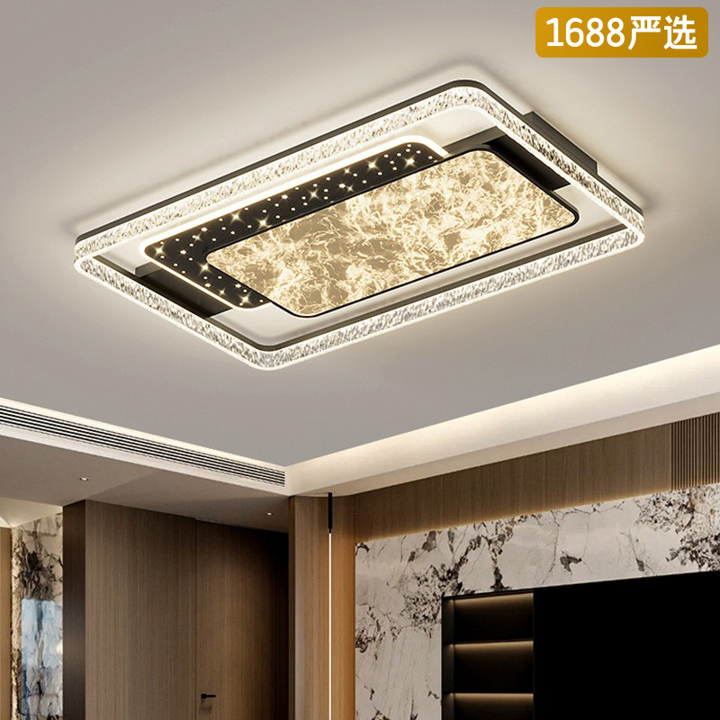 [Selección estricta] 2025 nueva lámpara de sala de estar moderna y sencilla atmósfera ligera y lujosa sensación de alto nivel comedor lámparas de dormitorio toda la casa