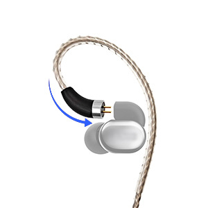 OKCSC IEM auricular Cable de actualización 2 pin 0,78mm pin MMCX cable del auricular con cable 2.5 4,4mm Cable de equilibrio