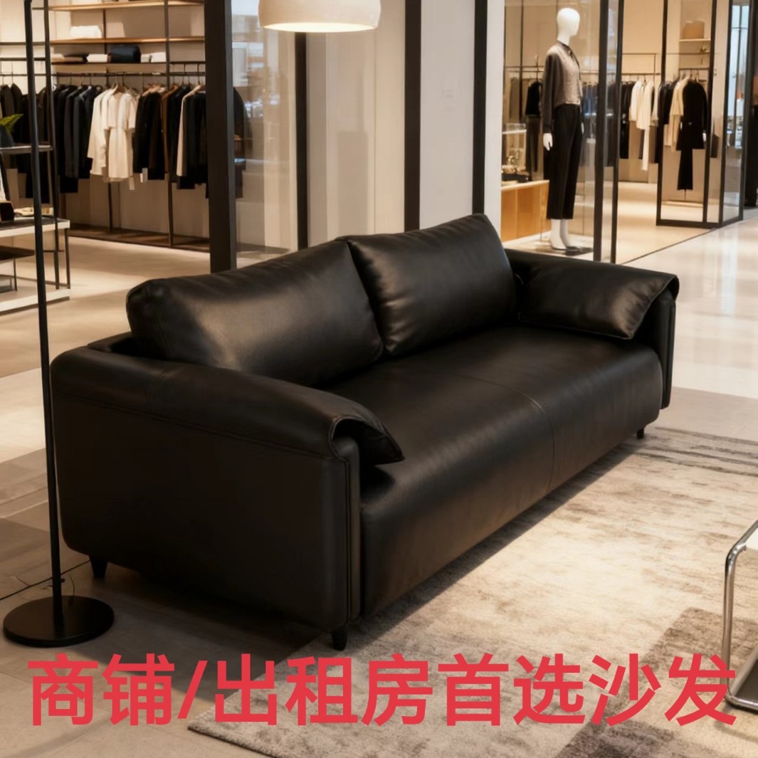 Shop Sofa Rental House Apartment Clothing Store B&B Sofa Living Room Small Apartment Modern Simple Fabric Sofa