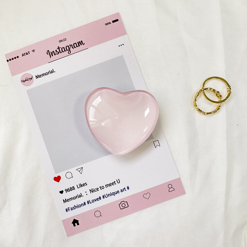 _0011_白支架-水晶玻璃爱心-浅粉